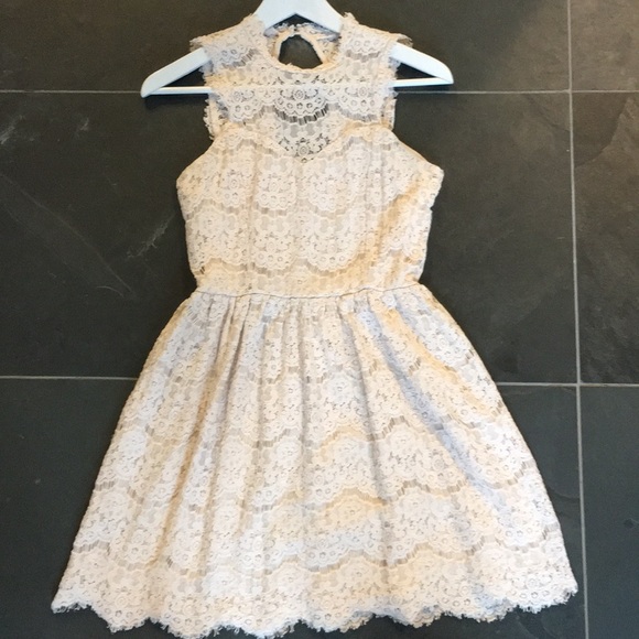 Cream Lace Dress - Picture 1 of 2